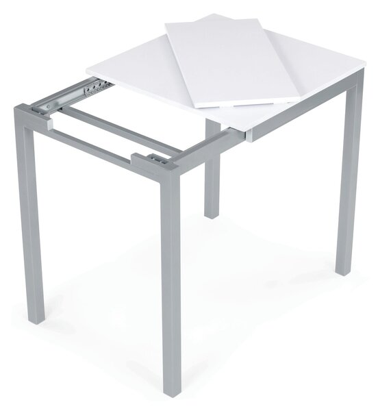 Vikio Jídelní stůl rozkládací 60-90x60 cm lamino bílá AJZ176B