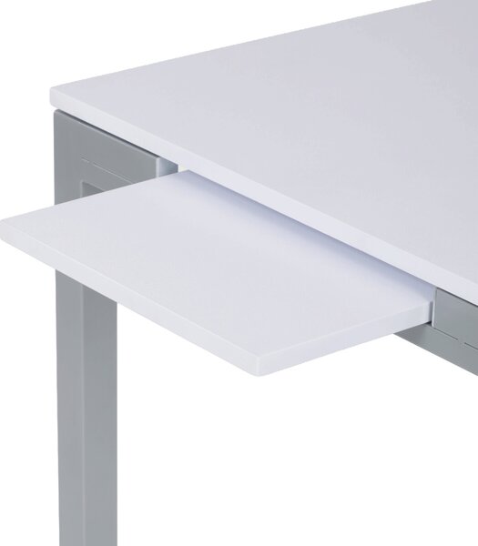 Vikio Jídelní stůl rozkládací 60-90x60 cm lamino bílá AJZ176B