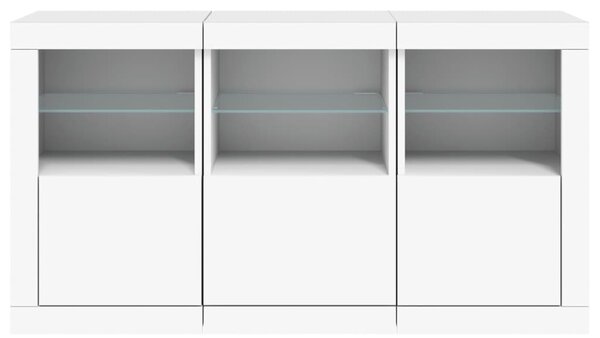 Příborník s LED osvětlením bílý 123 x 37 x 67 cm 3209058
