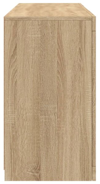 Příborník s LED osvětlením dub sonoma 123 x 37 x 67 cm 3209060