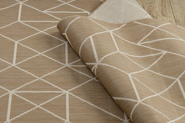 Koberec SIZAL FLAT 48959265 geometrický naturální / béžový