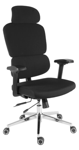 Kancelářská ergonomická židle Neoseat ROBIN — černá, nosnost 150 kg