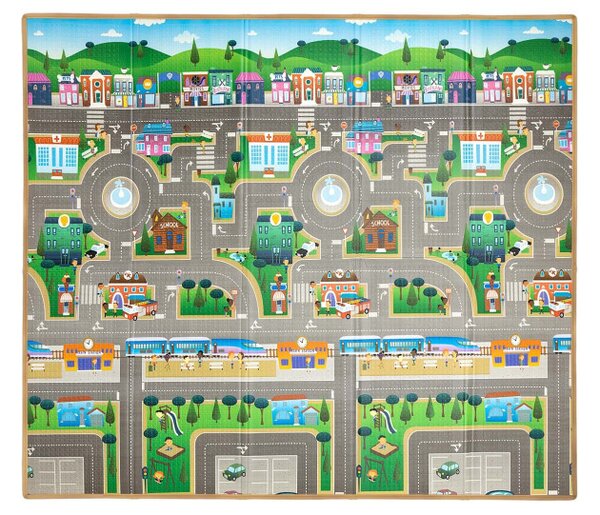 Hrací podložka pro děti Play City and Fields T1