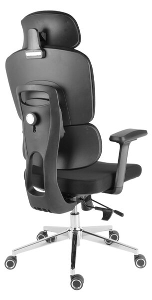 Kancelářská ergonomická židle Neoseat ROBIN — černá, nosnost 150 kg