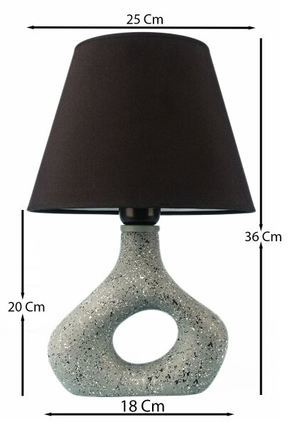 Stolní lampa 1xE27/40W/230V černá/zelená