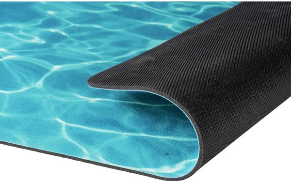 Modrá koupelnová předložka 50x80 cm Blue Sea – Wenko