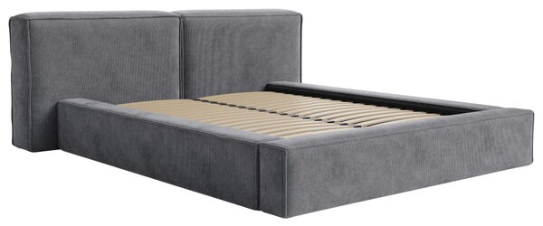 ČALOUNĚNÁ POSTEL, 160/200 cm, antracitová Boxxx - Postele s úložným prostorem, Online Only