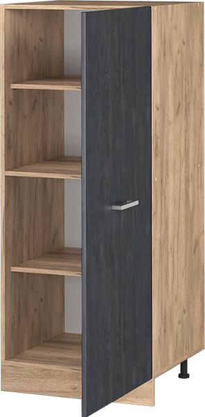 Vysoká skříň Vicco R-Line Černý beton 60 cm, Model 47566