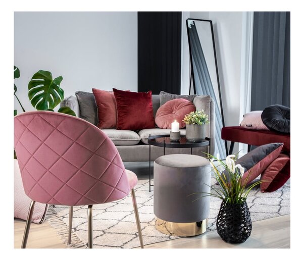 Sada 2 růžových jídelních židlí House Nordic Geneve