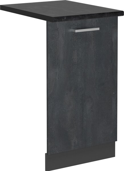Čelní panel myčky Vicco R-Line Černý beton 45 cm , PD Antracit, Model 55100