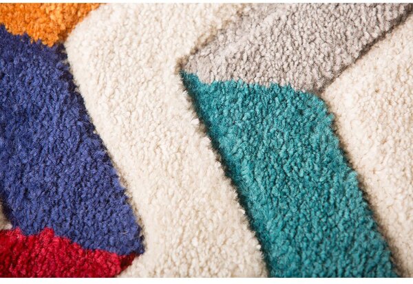 Flair Rugs, Kusový koberec Spectrum Bolero Multi kruh, 160x160 (průměr) kruh, vícebarevná, kancelář