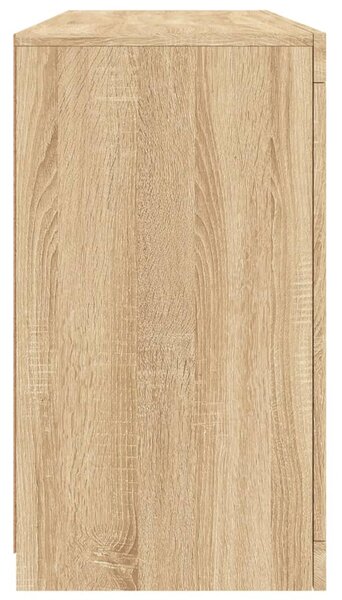 Příborník s LED osvětlením dub sonoma 142,5 x 37 x 67 cm 3209088