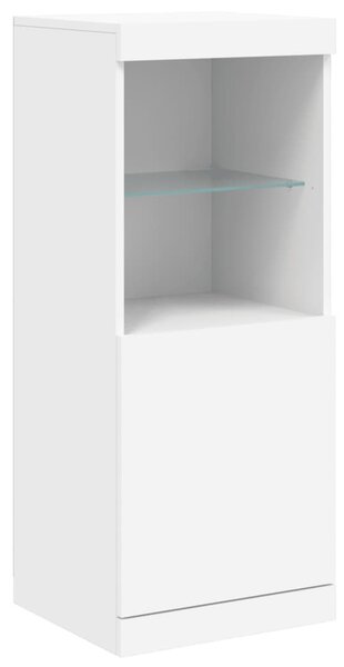 Příborníky s LED osvětlením 3 ks bílé kompozitní dřevo 3209100