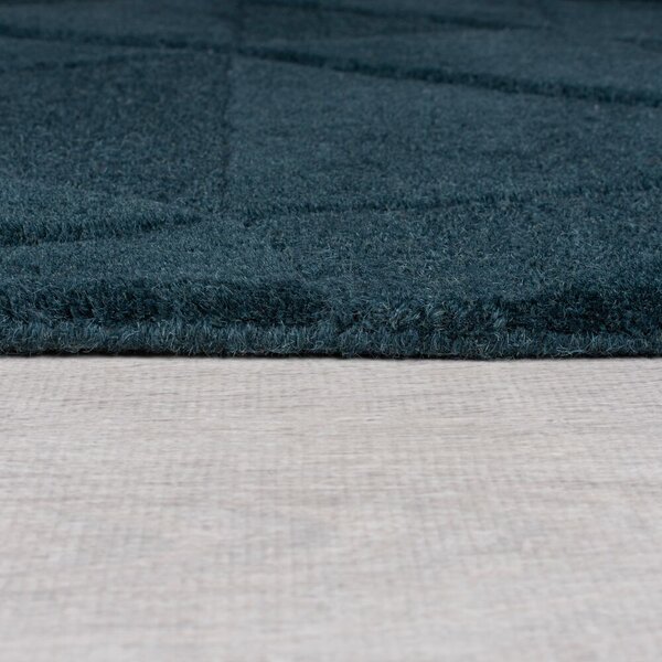 Flair Rugs, Kusový koberec Moderno Shard Teal, 120x170, modrá, chodba / předsíň