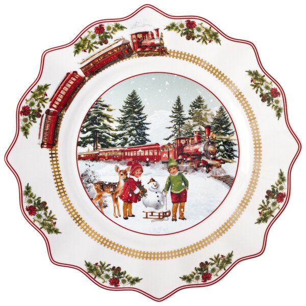 Villeroy&Boch Villeroy & Boch Annual Christmas Edition výroční talíř 2025, 24,4 × 24,4 × 3 cm