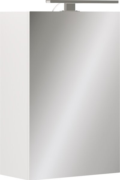 Koupelnová skříňka se zrcadlem Vicco Lavio Bílá 40 x 60 cm s osvětlením LED, Model 55334