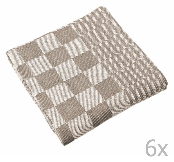 Bavlněné utěrky v sadě 6 ks 65x65 cm Mineur – Tiseco Home Studio