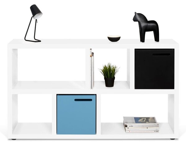 Bílá knihovna 150x83 cm Berlin – TemaHome