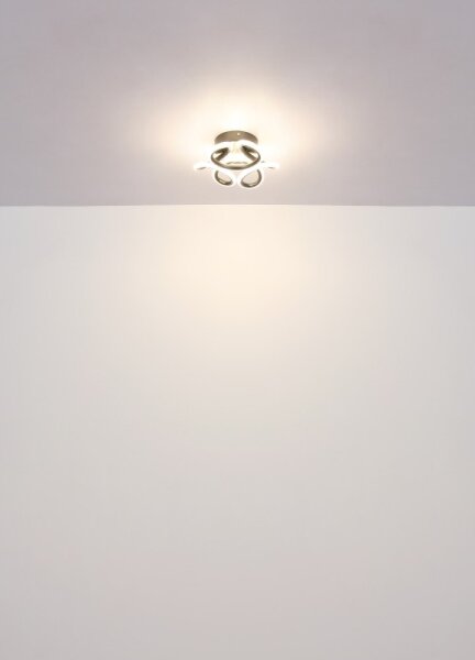 Globo 67386-24A - LED Stropní svítidlo MELISAND LED/24W/230V pr. 26 cm černá