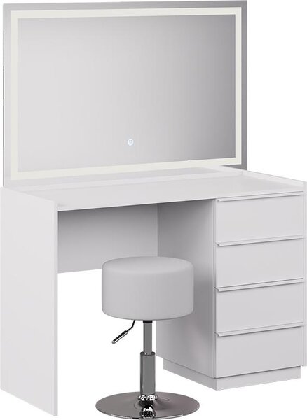 Toaletní stolek Vicco Viktoria Bílá 110 cm 3 díly, Model 59332