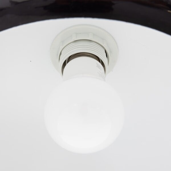 Atmosphera - Lustr na lanku SAVIO 1xE27/40W/230V černá
