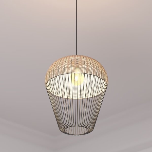 Atmosphera - Lustr na lanku ANEA 1xE27/40W/230V ratan