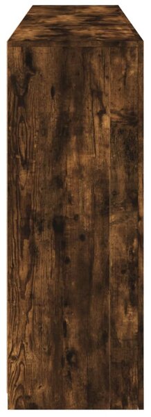 Příborník s LED osvětlením kouřový dub 162 x 37 x 100 cm 3209146