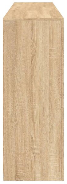 Příborník s LED osvětlením dub sonoma 162 x 37 x 100 cm 3209144