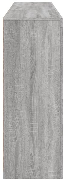 Příborník s LED osvětlením šedý sonoma 162 x 37 x 100 cm 3209147