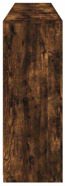 Příborník s LED osvětlením kouřový dub 181,5 x 37 x 100 cm 3209153