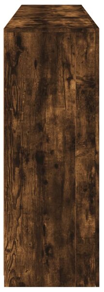 Příborník s LED osvětlením kouřový dub 162 x 37 x 100 cm 3209174
