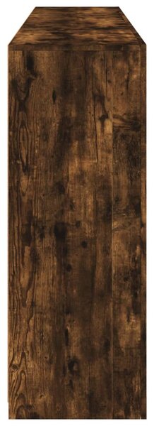Příborník s LED osvětlením kouřový dub 181,5 x 37 x 100 cm 3209181