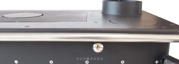 VERSO CS Kuchyňský sporák Sporák na dřevo Pečicí prostor Sporák na dřevo 7,7 kW Typ 1 BImSchV - 2