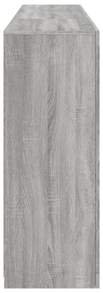 Příborník s LED osvětlením šedý sonoma 181,5 x 37 x 100 cm 3209182