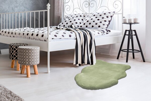 UMĚLÁ KOŽEŠINA, 60/90 cm, mátově zelená - Online Only koberce & rohožky, Online Only