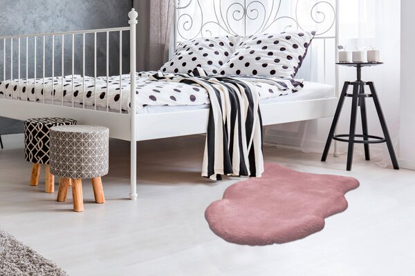 UMĚLÁ KOŽEŠINA, 60/90 cm, fialová - Online Only koberce & rohožky, Online Only