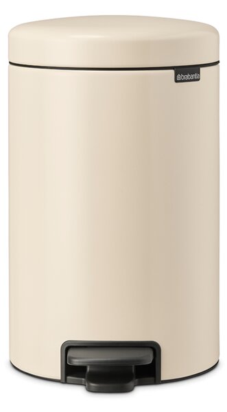 Brabantia pedálový odpadkový koš newIcon - 12 L, jemná béžová