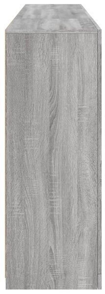 Příborník s LED osvětlením šedý sonoma 202 x 37 x 100 cm 3209189