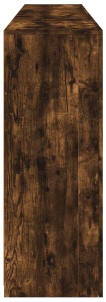Příborník s LED osvětlením kouřový dub 202 x 37 x 100 cm 3209188