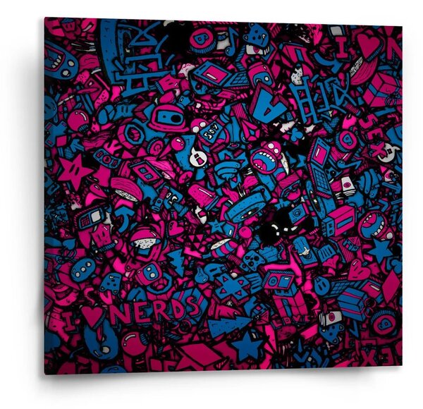 Sablio Obraz Kreslené obrázky - 110x110 cm