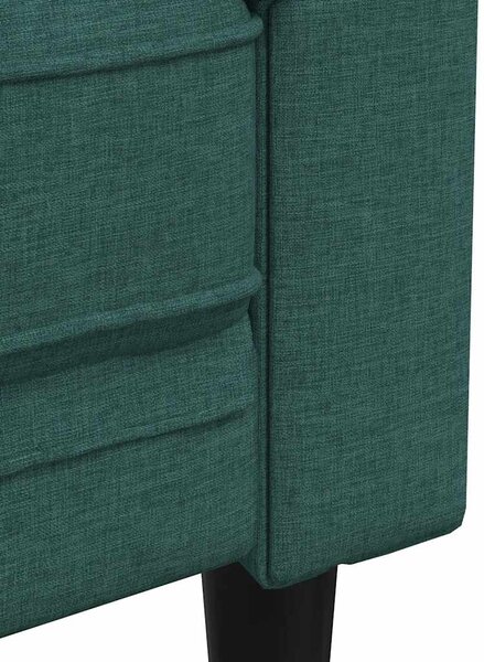3dílná sedací souprava tmavě zelená textil 3209195