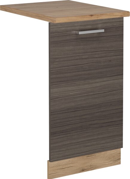 Čelní panel myčky Vicco R-Line Ušlechtilá šedá 45 cm , PD Dub, Model 55053