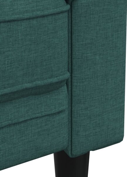 2dílná sedací souprava tmavě zelená textil 3209204