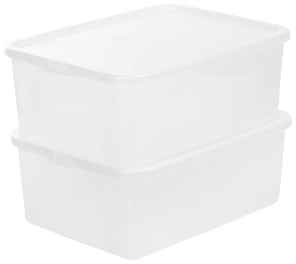 SADA BOXŮ 2 ks 10 l Rotho - Stohovatelné boxy