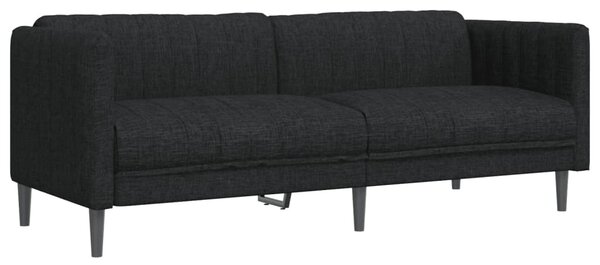 3dílná sedací souprava černá textil 3209231
