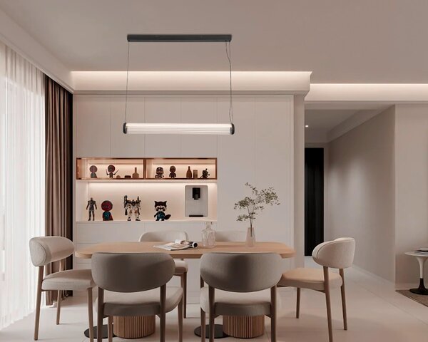 ZÁVĚSNÉ LED SVÍTIDLO, 103/10/164 cm Dieter Knoll - Závěsná LED svítidla