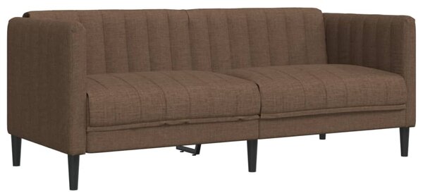 3dílná sedací souprava hnědá textil 3209237