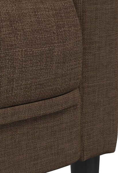 3dílná sedací souprava hnědá textil 3209237