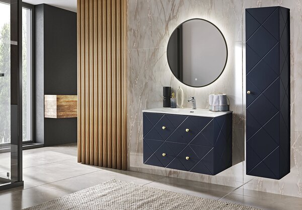 Eurosanit Elegance modrá 90 koupelnová sestava vč. keramického umyvadla