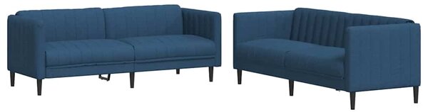 2dílná sedací souprava modrá textil 3209244